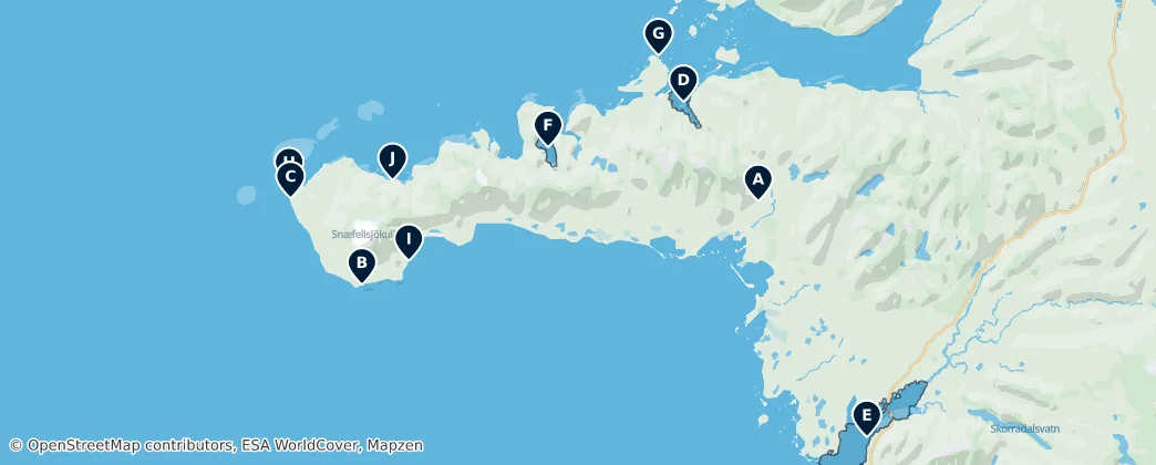 Lighthouses and Coastal Views – Mapa