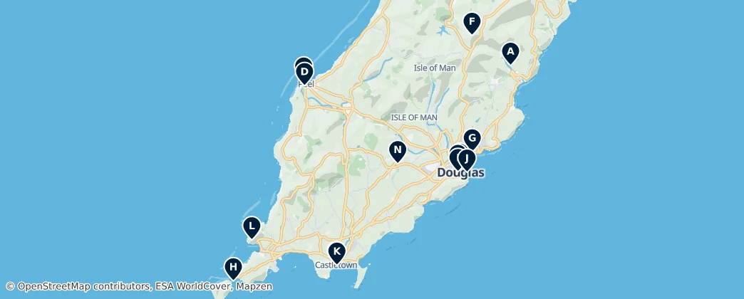 Isle of Man Essentials — Map