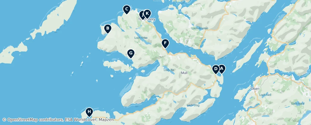 Mapa De Isle of Mull Essentials