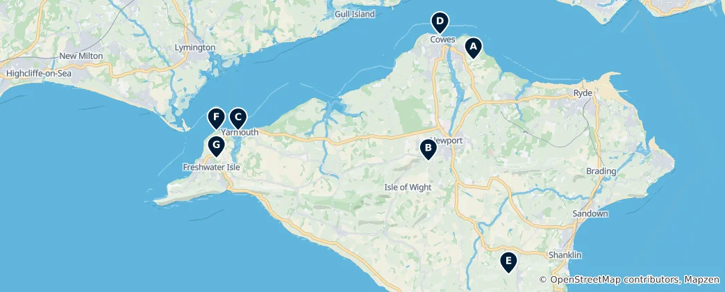 Mapa Castles and Forts
