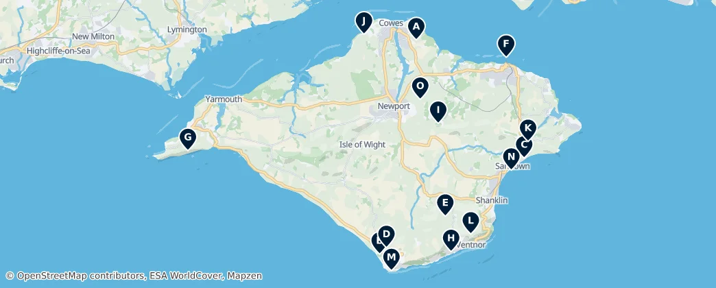 Map of Outdoor Leisure & Nature