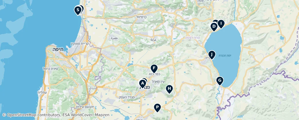 Sacred Sites of Significance — Mapa