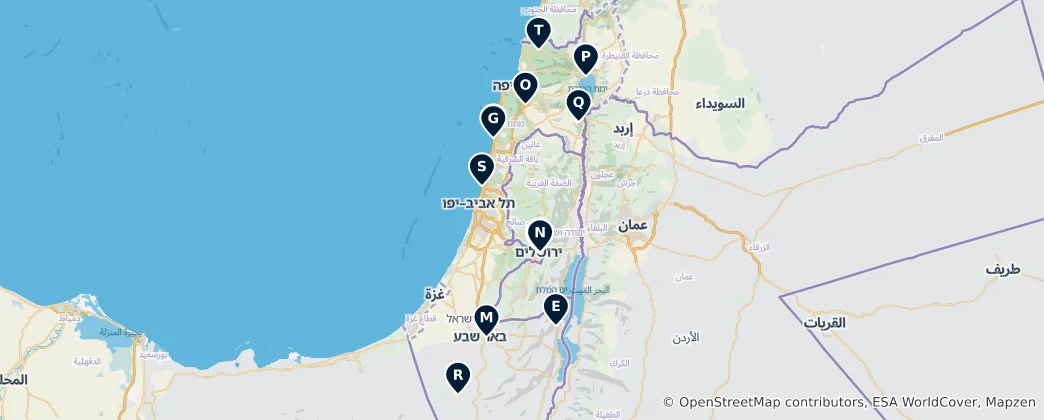 Map of Ancient Sites & Ruins