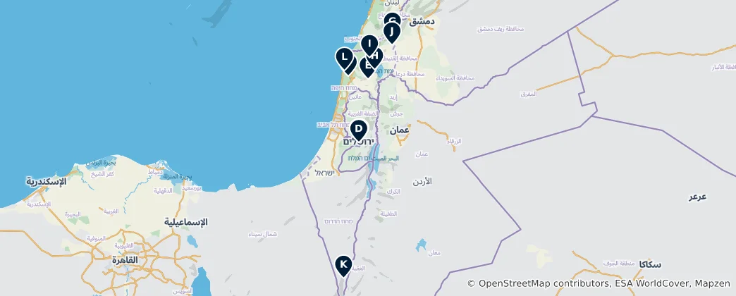 Mappa di Iconic Viewpoints & Peaks