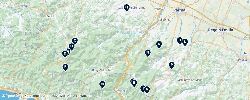 Peaks and Natural Wonders — mapa