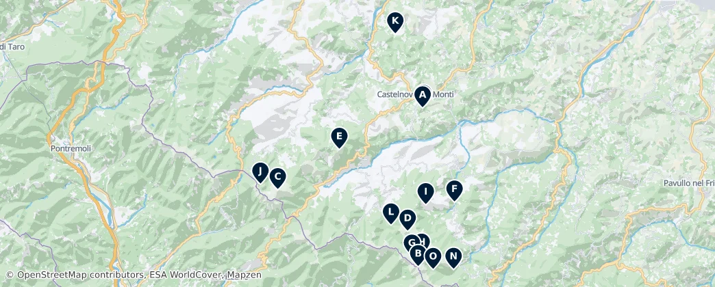 Mountain Peaks & Nature — 地图