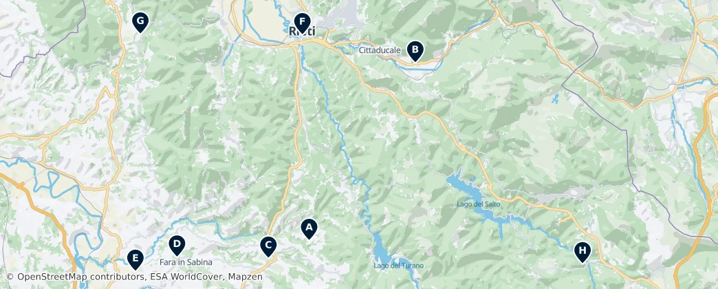 Hidden Sabina Treasures — Térkép