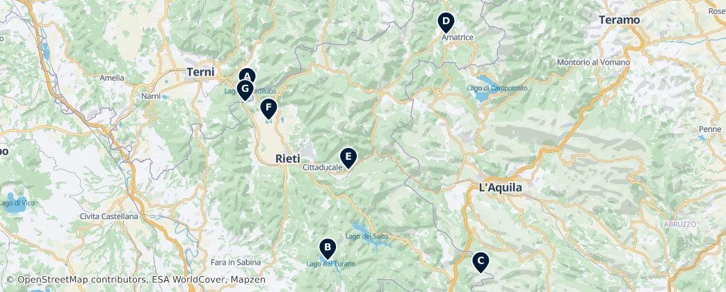Lakes and Nature — Harita