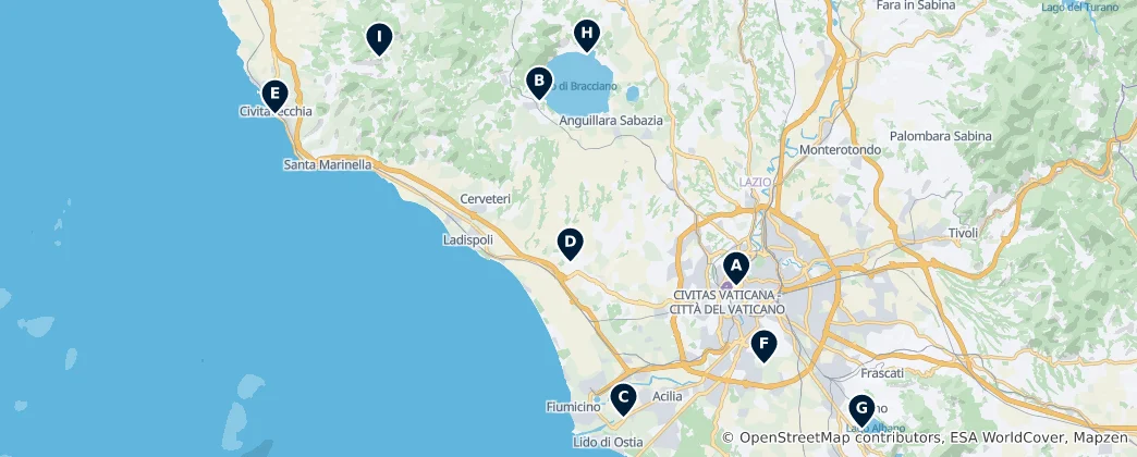 Mappa di Castles & Fortresses