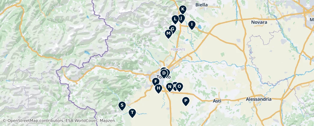 Castles and Forts — Mapa