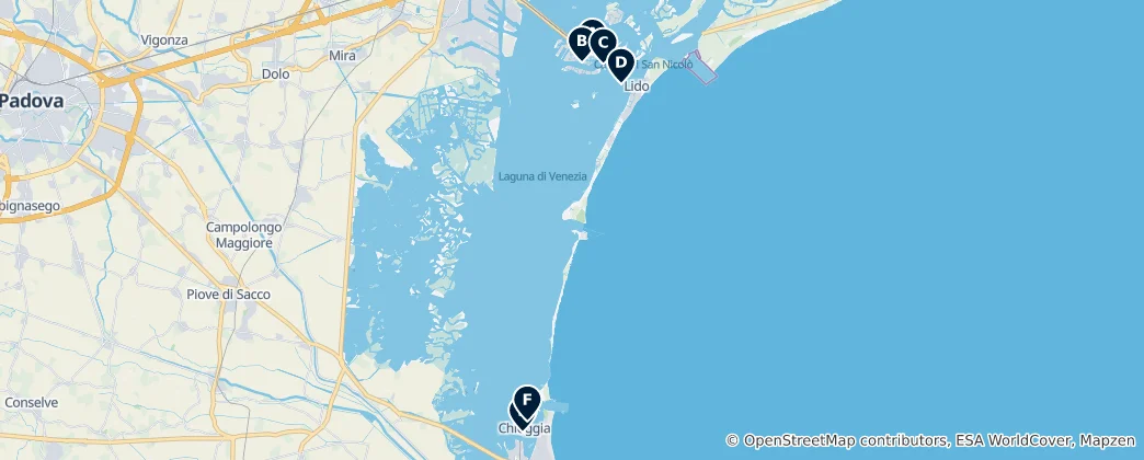 Mapa Editor's Choice Venice