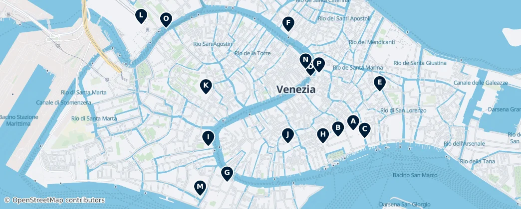 Mapa De Venice Unmissables: A Lifetime Visit