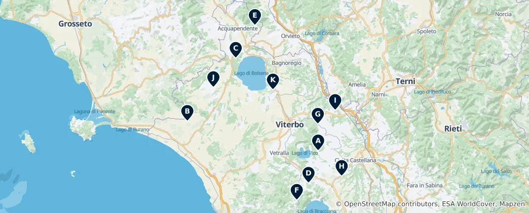 Mappa di Castles and Palaces