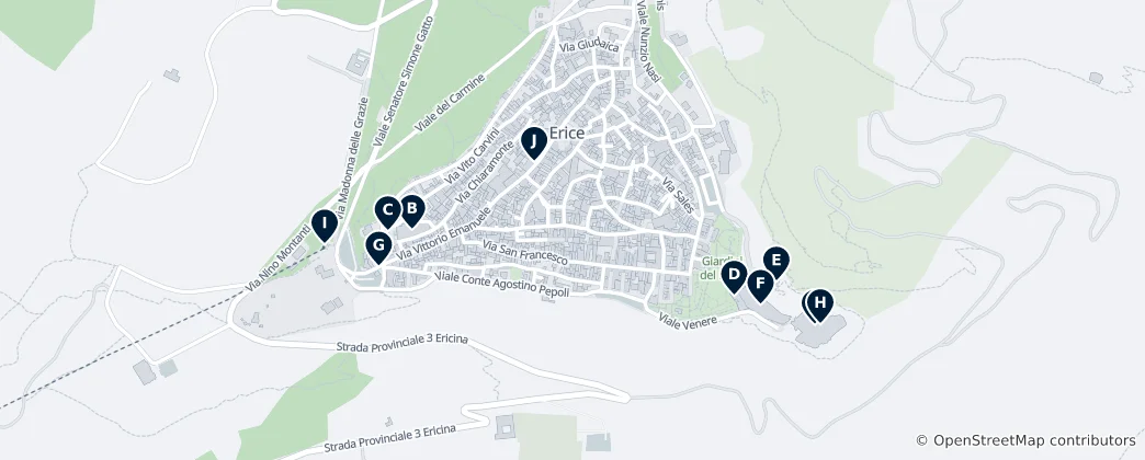 Mapa de Erice Essentials