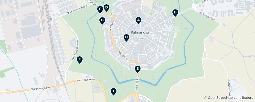 Mapa Palmanova Essentials