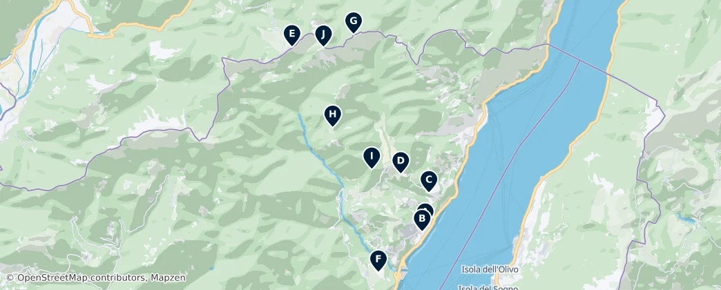 Tremosine sul Garda's Absolute Essentials — 地图
