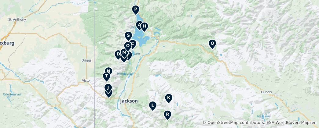 Mappa di Natural Wonders
