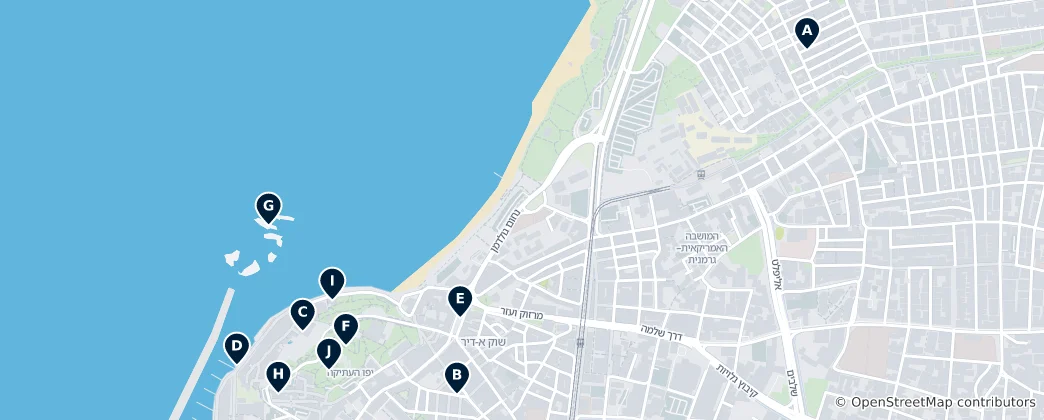 Mapa Jaffa Essentials
