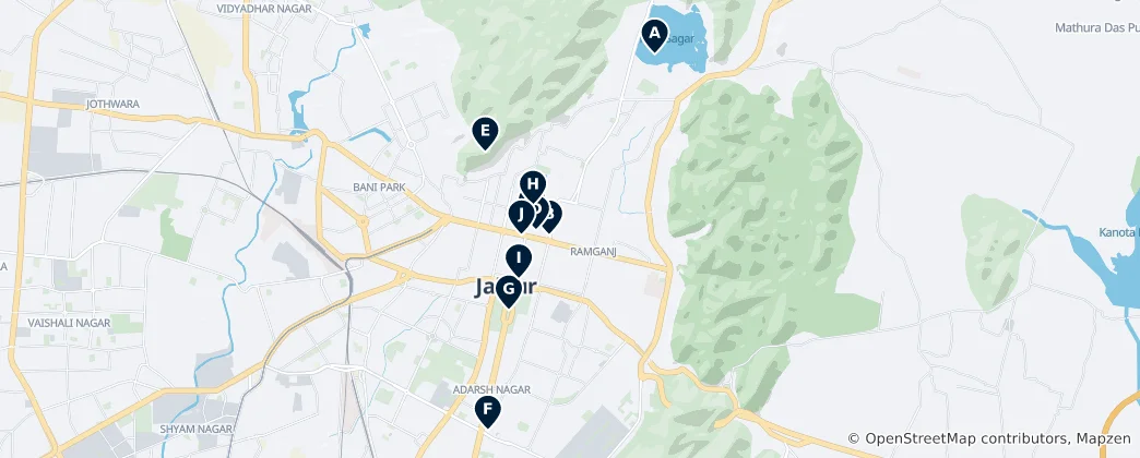 Mapa Jaipur's Royal Essentials