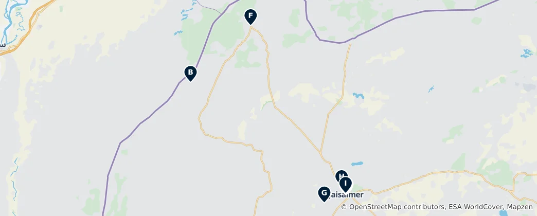 Mappa di Jaisalmer Essentials