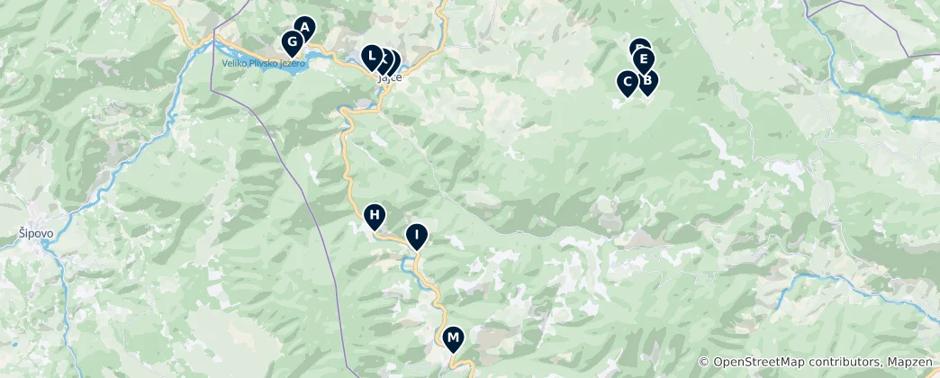 Map of Countryside Retreats