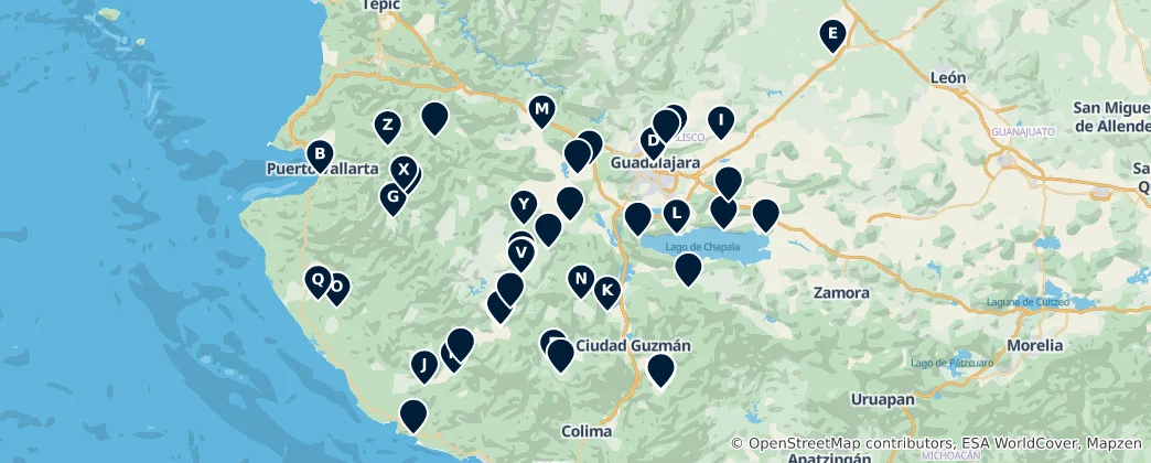 Mapa De Mexico's Sacred Sites