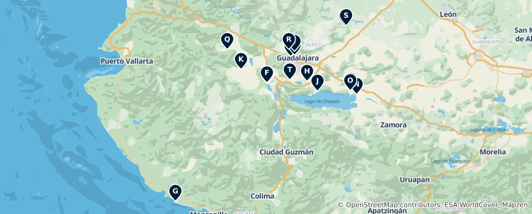 Mapa De Water Parks and Recreation