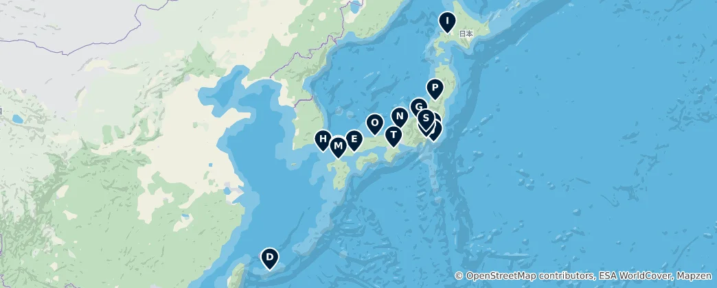 Map of Scenic Viewpoints and Observation Points