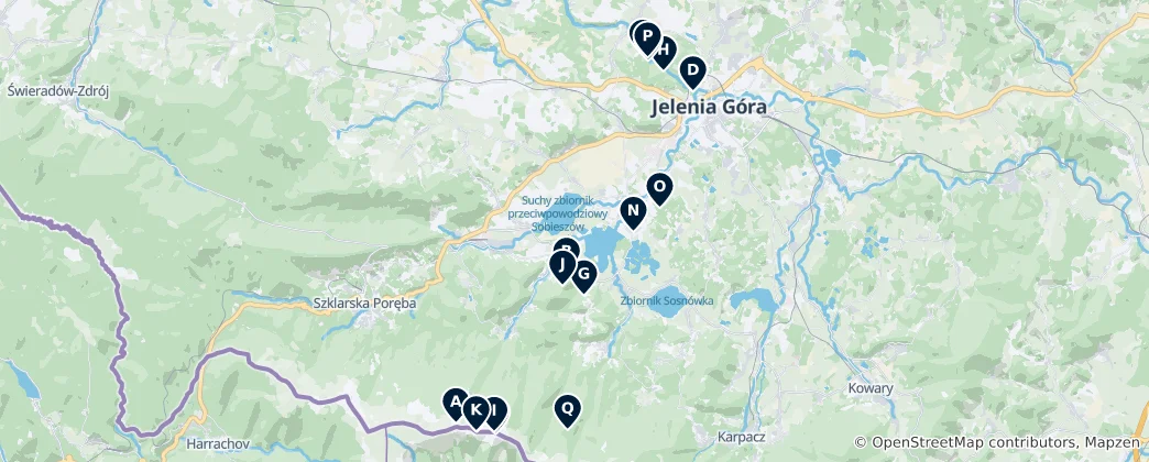 Karte von Majestic Peaks and Vistas