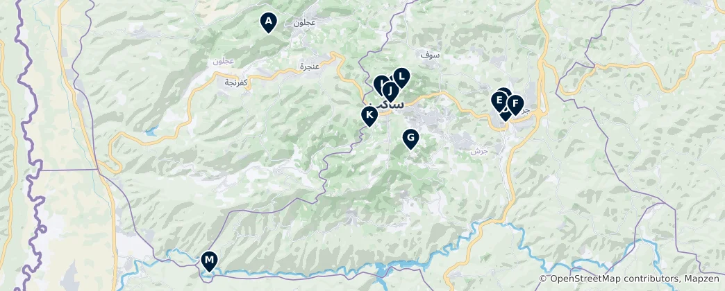 Map of Archaeological Sites