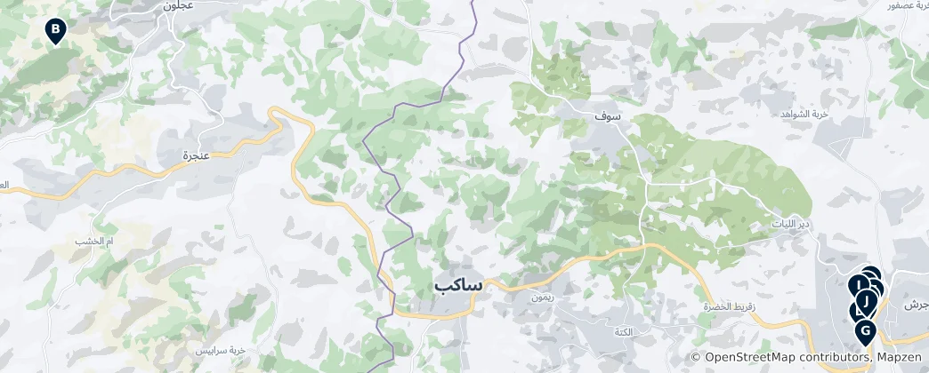 Map of Jerash Essentials