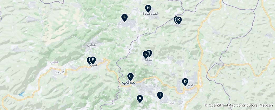 Map of Religious Sites