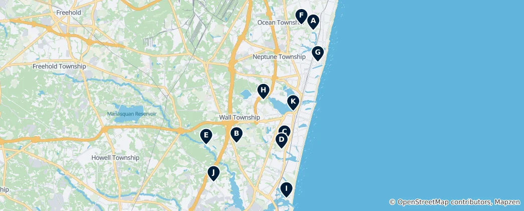 Mapa Parks & Recreation