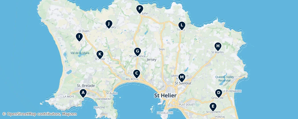 Historic Churches & Chapels — Map