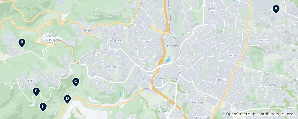 Map of Parks & Natural Springs