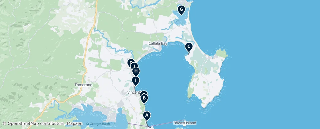 Jervis Bay National Park Essentials — Map