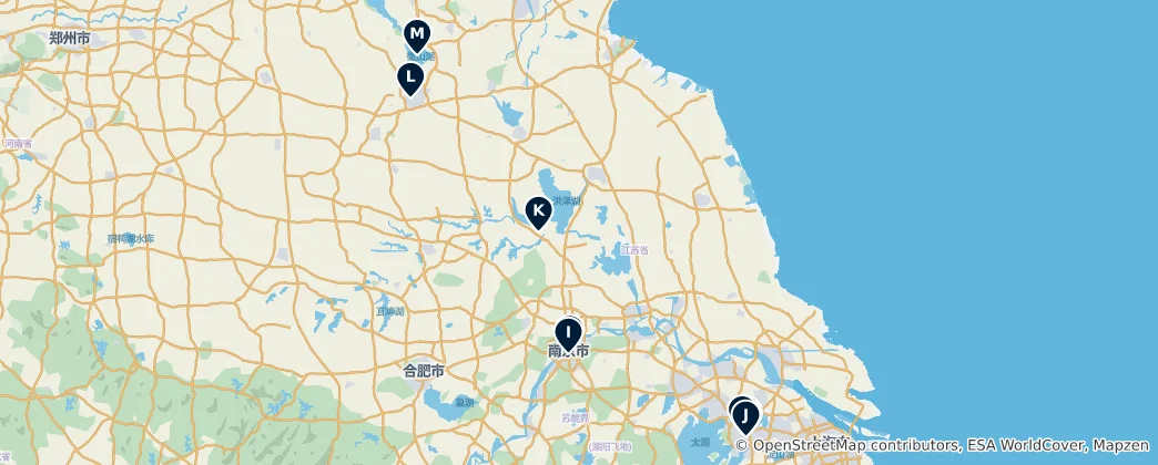 Map of Scenic Parks & Gardens