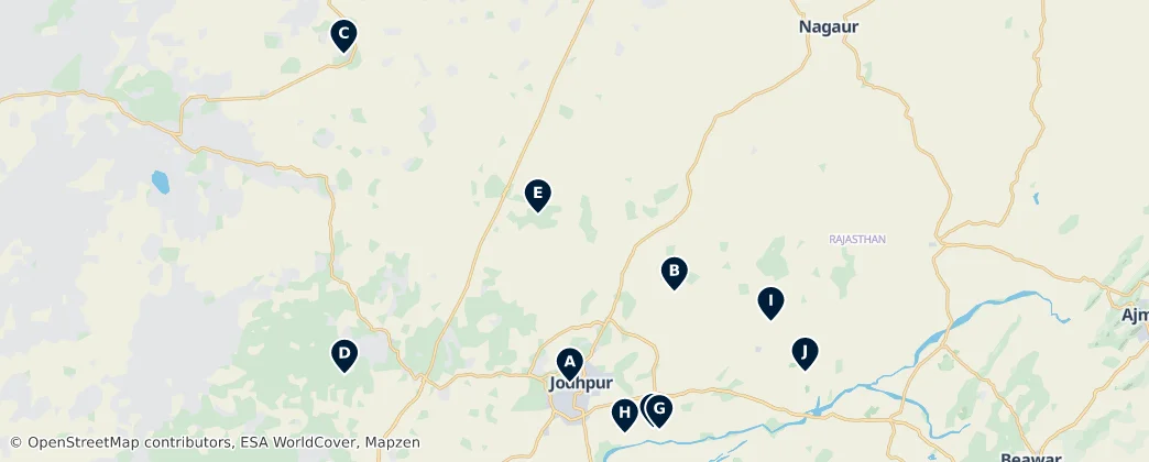 Sacred Hindu Temples — Térkép