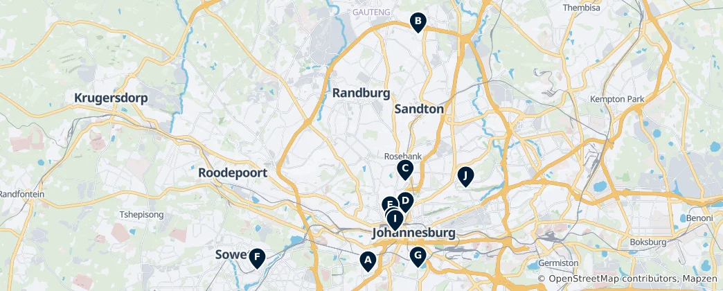 Map of Museums