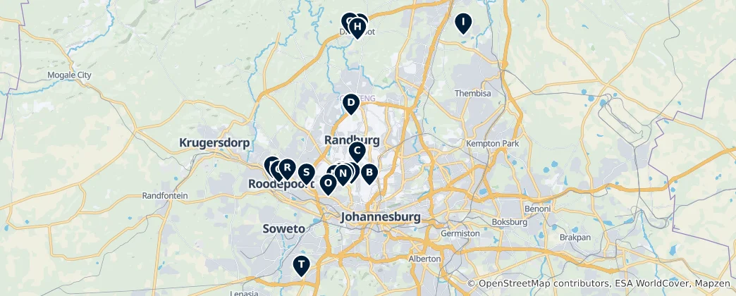 Map of Parks and Gardens