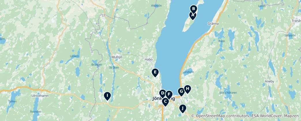 Mappa di Historic Churches & Chapels