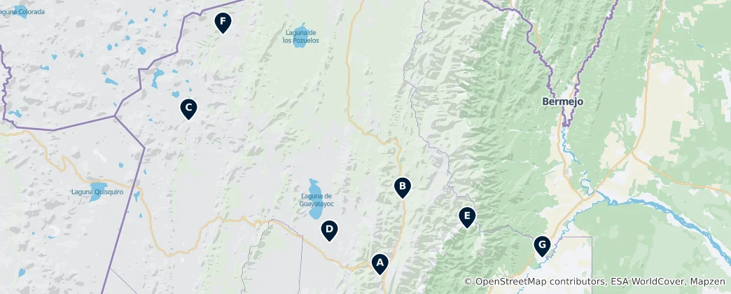 Mapa Historic Churches & Chapels