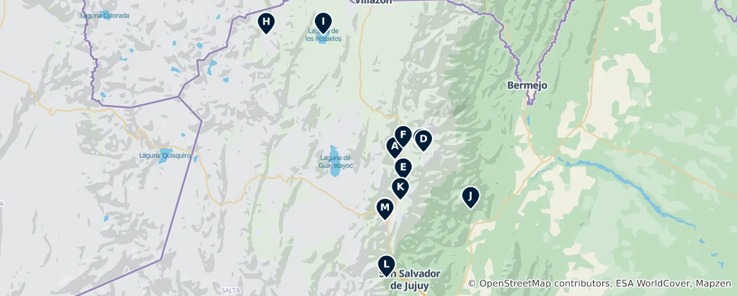 Karte von Provincia de Jujuy Essentials