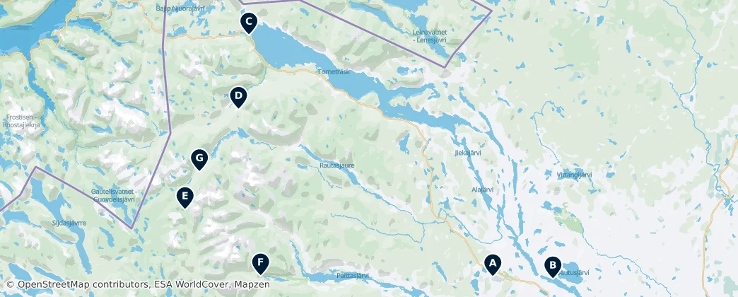 Map of Historic Churches & Meditation Spots