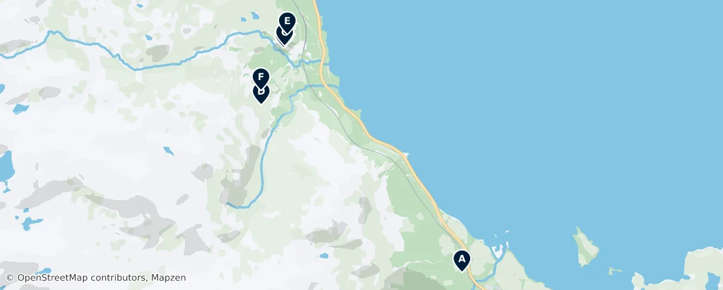 Map of Winter Sports & Skiing