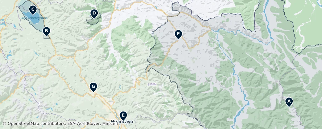 Best of Junín — Mapa