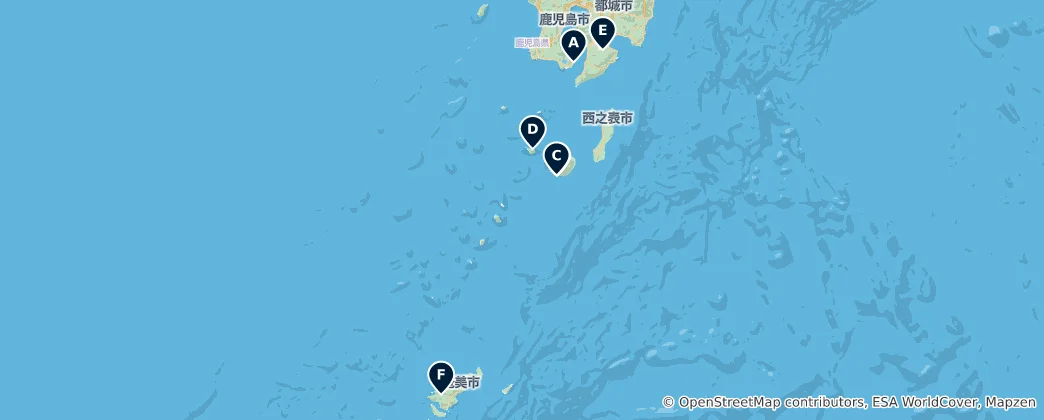 Map of Onsen and Traditional Baths