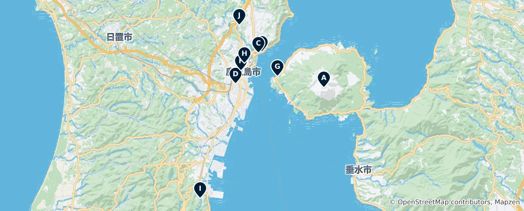 Map of Kagoshima Essentials