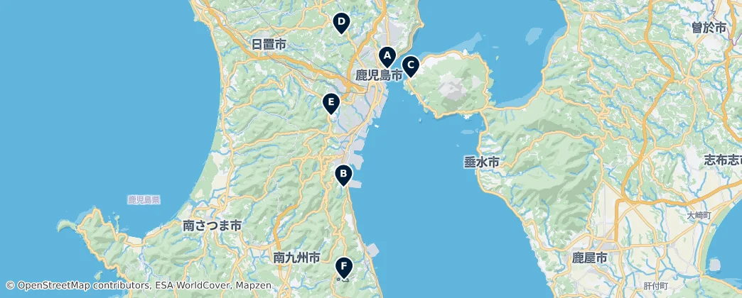 Parks & Gardens — Mapa