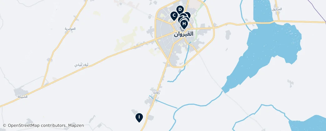 Kairouan Essentials — Map